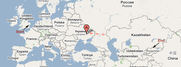 Ukraine into Russia and beyond!